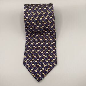 Salvatore Ferragamo Elephant print Men's Neck Tie